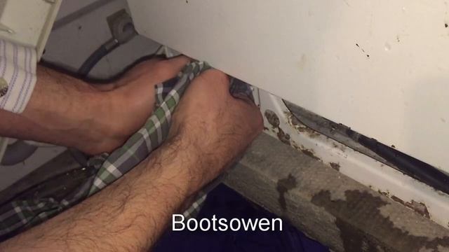 Washing Machine Full Of Water With Blocked Filter And Stuck Drain Plug