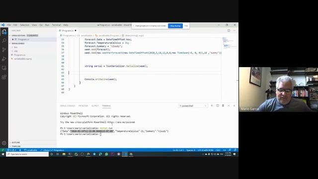 C# Manejo de objetos persistentes. Serialización JSON [Curso desde Casa] смотреть онлайн