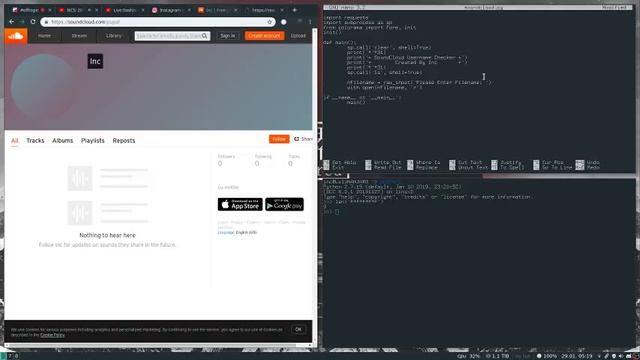 [Python] Webscraping and validating users with status codes смотреть онлайн