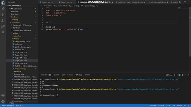 Tugas 2 Python смотреть онлайн