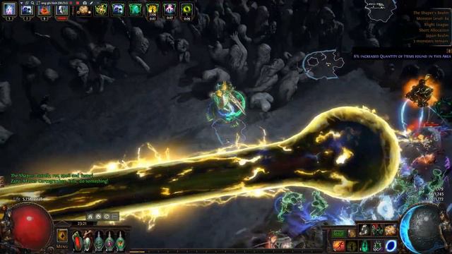 Blight 3.8 Spectre build 20M Damage with Shaper Trailer !!! Everything easy ! POB смотреть онлайн