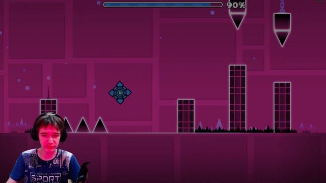 НАЧАЛАСЬ ЗАВОРУХА! ВСЁ ПЕРЕВЕРНУЛОСЬ + ДАБЛ ДЖАМП! |GEOMETRY DASH| смотреть онлайн