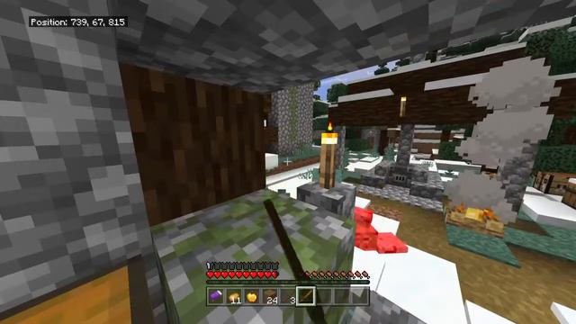 Killing the ender dragon on my minecraft world._. смотреть онлайн