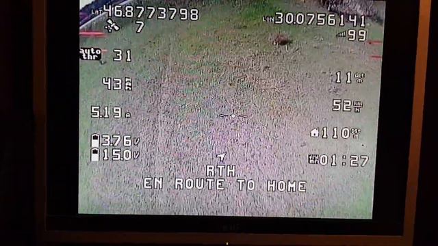Ошибка RTH возврата домой fpv дрона смотреть онлайн