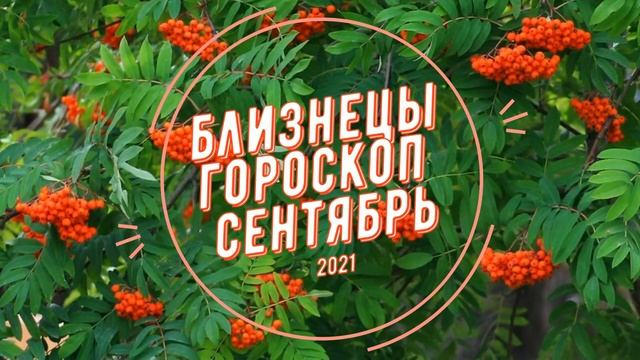 Близнецы гороскоп на сентябрь 2021 смотреть онлайн