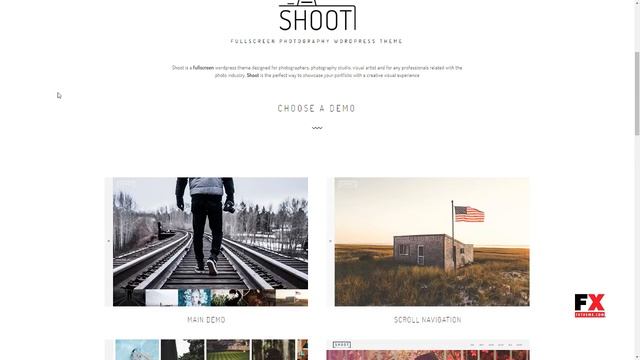 Shoot - Fullscreen Photography WordPress Theme Masterman Ambrose смотреть онлайн