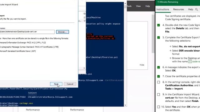 Assisted Lab Implementing Powershell Security смотреть онлайн