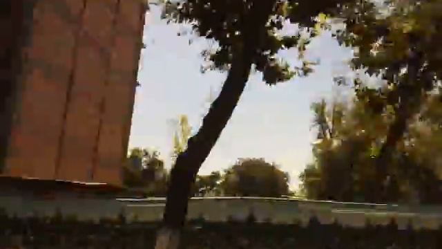 Едем по улице Бабура, Ташкент, Узбекистан, 05.08.2015г. 1041 смотреть онлайн