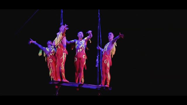Воздушный Полет Журавли (Жар-Птицы) The Flying Cranes (Firebirds) Flying Trapeze Promo. смотреть онлайн