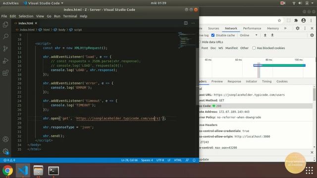 Curso Javascript - XMLHttpRequest (AJAX) - GET [load, error, timeout] смотреть онлайн