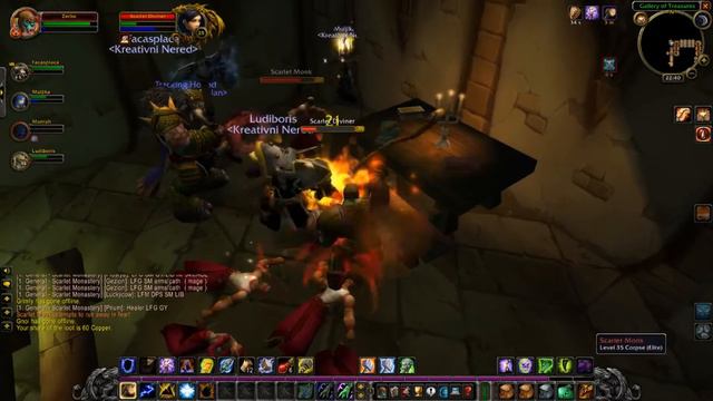 Scarlet Monastery Library WOW Classic Dungeons