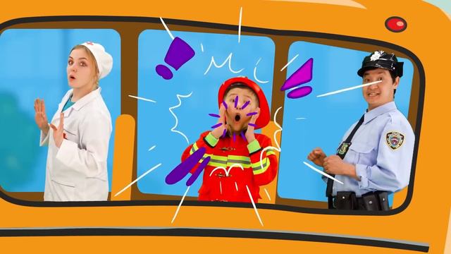 Police Car, Fire Truck and Ambulance Song | Police Officer Song + Best Kids Songs & Nursery Rhymes смотреть онлайн