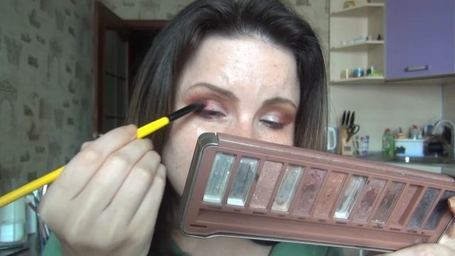 Собирайся со мной - Макияж в бордово-коричневых оттенках смотреть онлайн