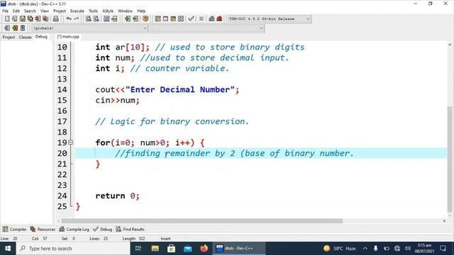 decimal to binary conversion using c++ смотреть онлайн