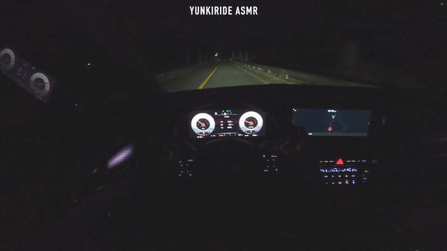 2021 KIA Carnival hi-limousine 3.5L V6 , Night drive POV pure sound ASMR смотреть онлайн