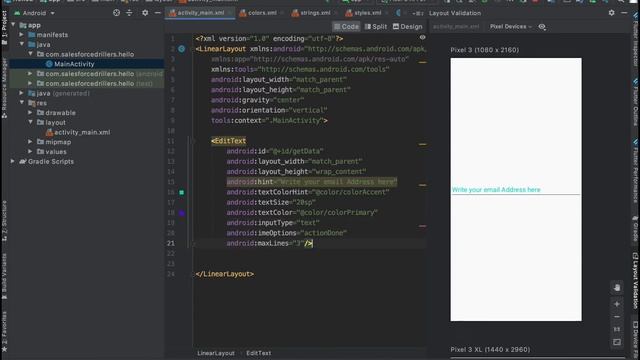 Session 3 - Introduction to EditText смотреть онлайн
