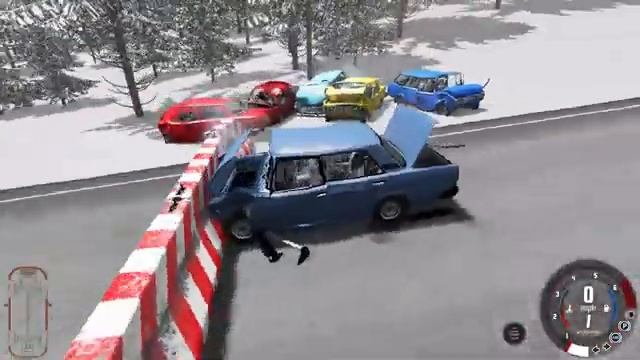 Crash test ваз, газ, волга, газель, авто краш, beam ng drive смотреть онлайн