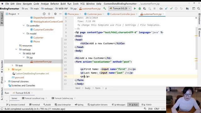19. Custom Data Binding Formatter Coding Step by Step - Part1 смотреть онлайн