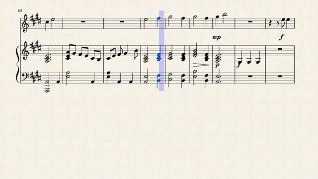 Billie Eilish - when the party's over - Flute Sheet Music смотреть онлайн