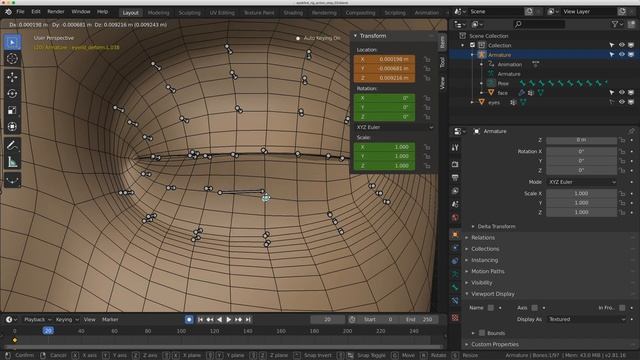 Eyelid Rig - Action Constraint | Blender Rigging For Animation смотреть онлайн