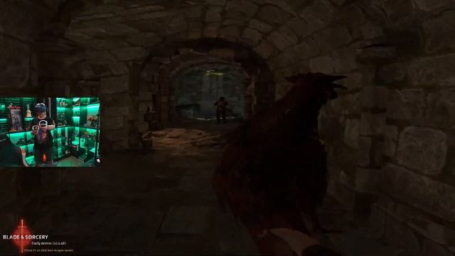 ПЯТЁРКА СПАСАЕТ КУРОЧКУ В BLADE AND SORCERY В VR смотреть онлайн
