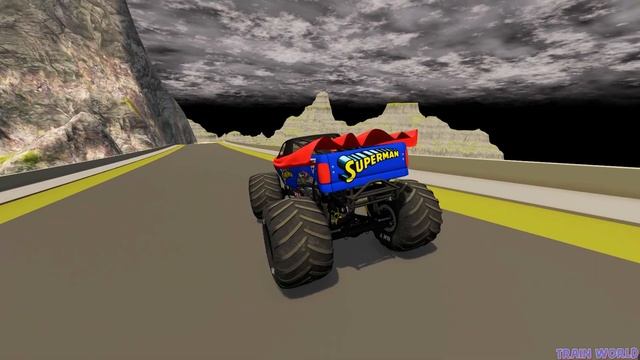 Escape From The Shy Guy (SCP-096) | Monster Truck VS Giant Abyss With SCP-096 | BeamNG Drive смотреть онлайн