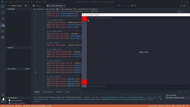 Aula 4 - Estruturando Menu Esquerdo - Curso Gratuito Em Português PySide6 смотреть онлайн
