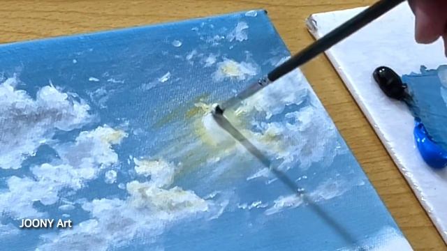 Winter Landscape Painting / Acrylic Painting