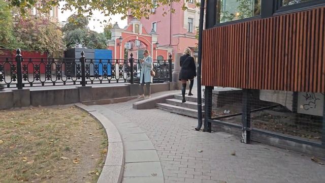 Москва. Осенняя вечерняя прогулка по бульварам