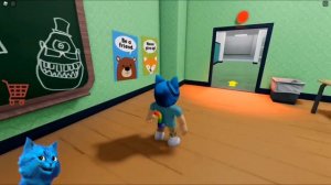 голубой кот убегает из шараги