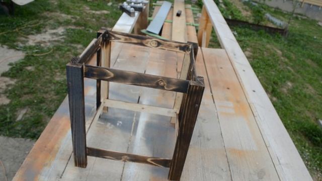 Кашпо для цветов своими руками из дерева смотреть онлайн