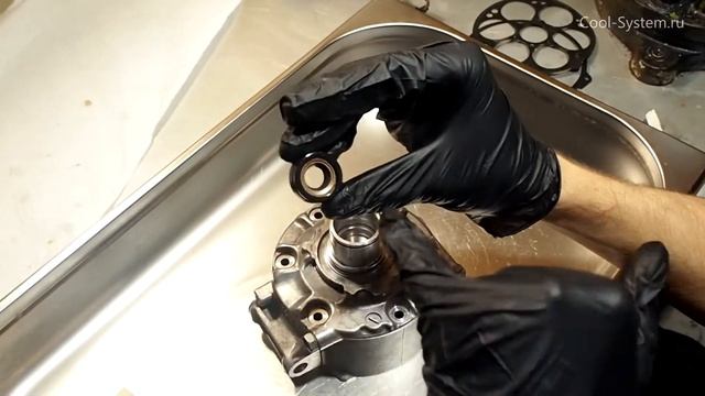 Замена сальника компрессора кондиционера. Метод со снятием передней крышки. смотреть онлайн