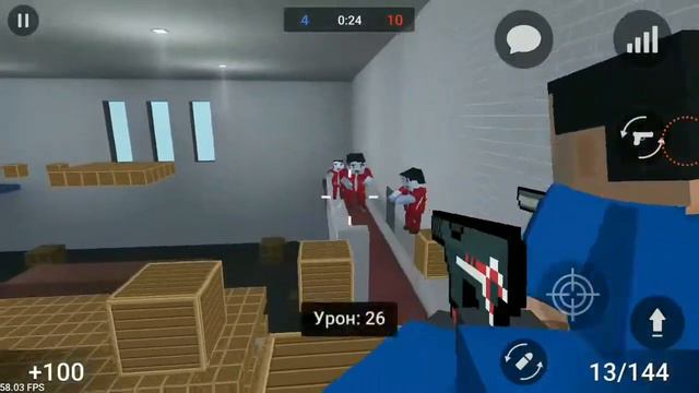 Зомби выживание с П90 в Block Strike|Три мушкетёра смотреть онлайн