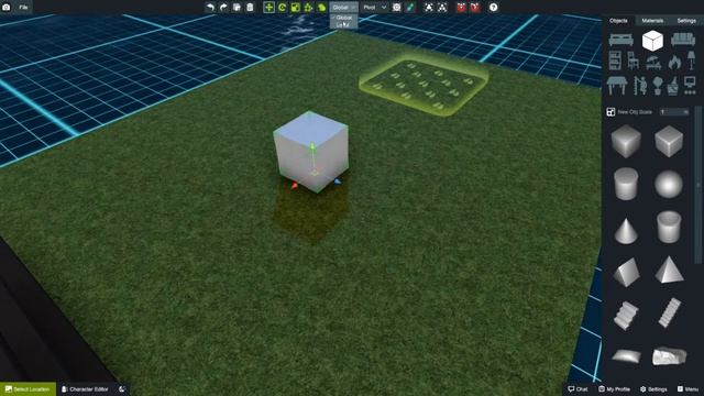 3DX-Chat World Editor Tutorial part 6 - The difference between local and global axis. смотреть онлайн