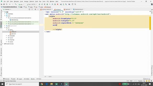 Tweened Animation - Android Kotlin смотреть онлайн