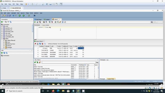 Exists Operator in Oracle смотреть онлайн