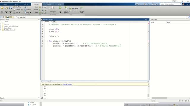 radiation pattern plot in matlab from a radiation pattern equation in spherical coordinate system смотреть онлайн