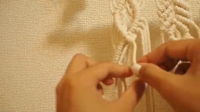 DIY Macrame layered wall hanging tutorial การถักมาคราเม่ смотреть онлайн