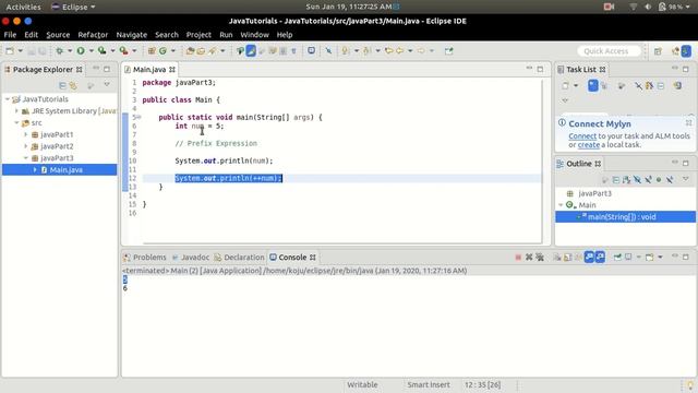Java Tutorial Part 3 Unary Operator смотреть онлайн