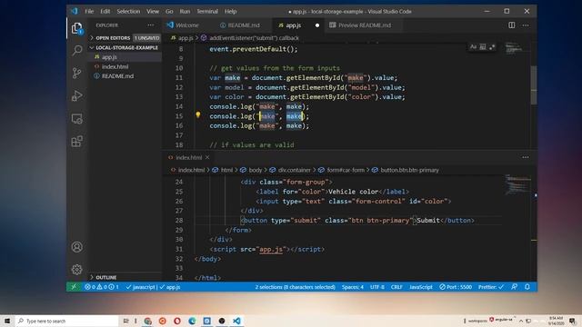 Saving Arrays and Object in Local Storage смотреть онлайн