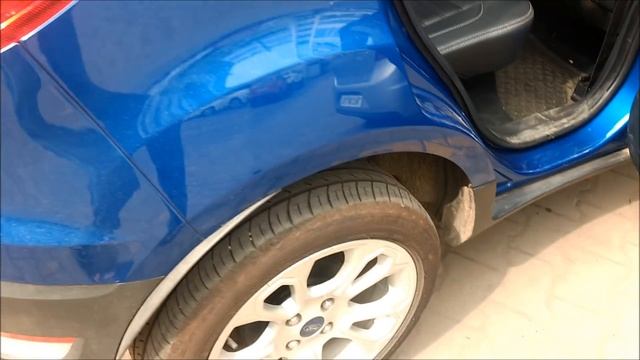 All New Ford EcoSport Lightning Blue Color Titanium Plus First Look - Walkaround !! смотреть онлайн