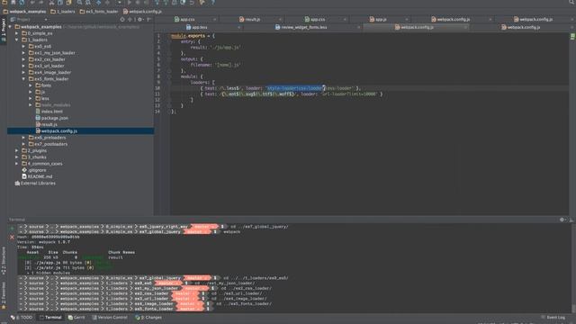 Webpack - простые примеры смотреть онлайн