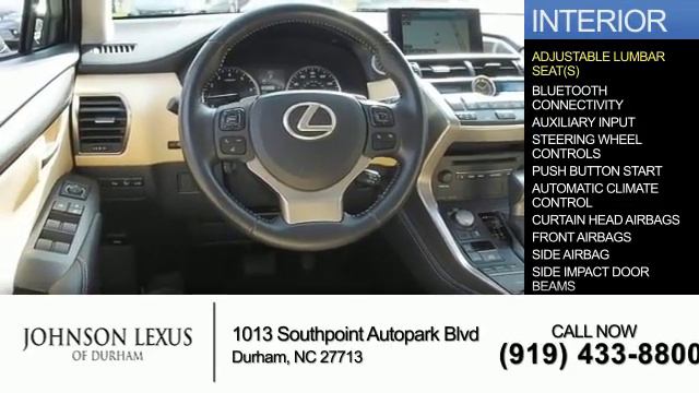 2015 Lexus NX 200t for sale in Durham NC смотреть онлайн
