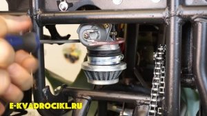 Течет бензин из карбюратора на детском квадроцикле - что делать?