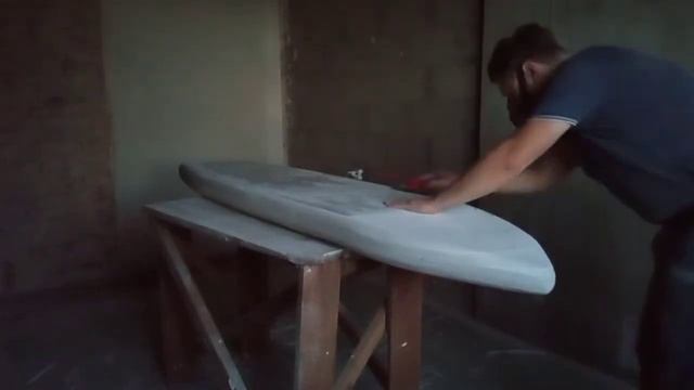 Детская SUP доска. Часть 3. скругляем обводы и делаем рокер. смотреть онлайн