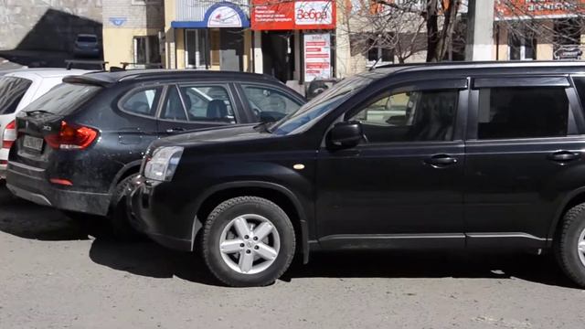 Nissan X-Trail T31 full LED side turn signal daytime test 03 смотреть онлайн