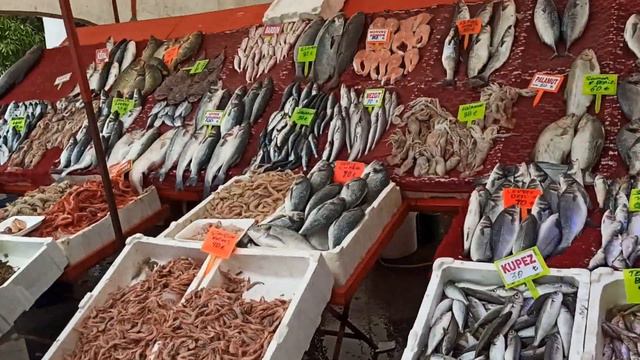 Kemer Кемер Овощной Базар Рынок  по понедельникам