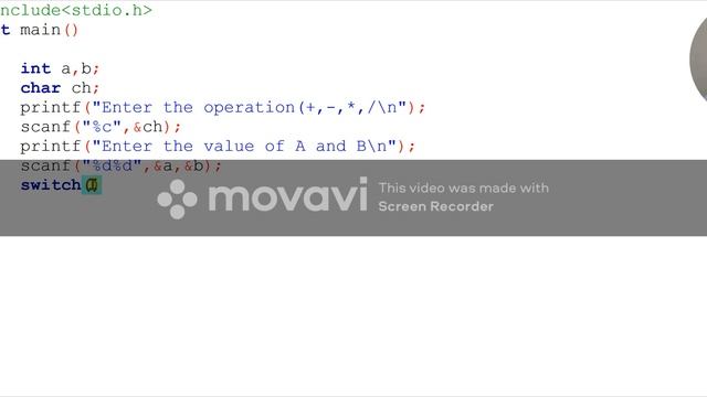 How to make calculator using switch case in C programming language смотреть онлайн