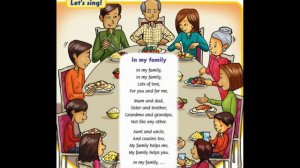 Family and Friends 1 Unit 6 Song In my family