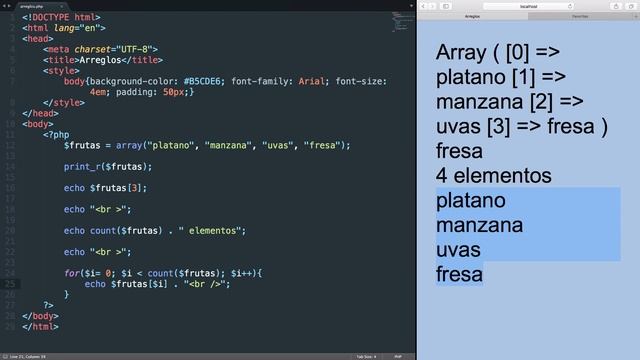 Arreglos | Curso PHP + MySQL #8 смотреть онлайн